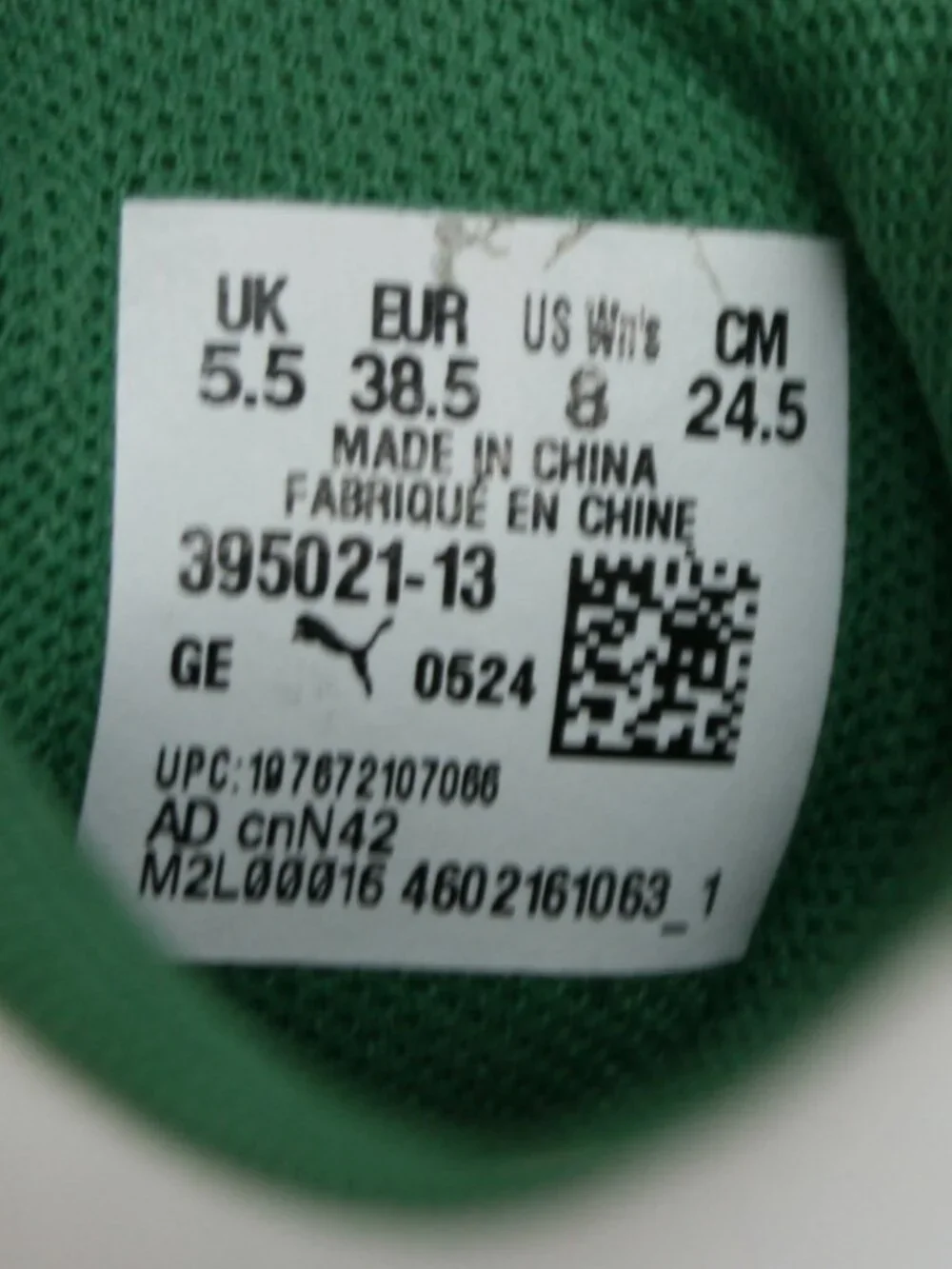 Puma Ladies 8 Court Classy White Green Sneakers Tennis Fashion Shoes - 395021-13